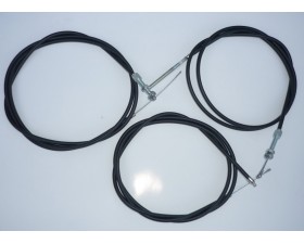 BOWDENY - SADA - PRO MODEL SKŮTR ČZ 502 (BEZ ZADNÍ BRZDY)